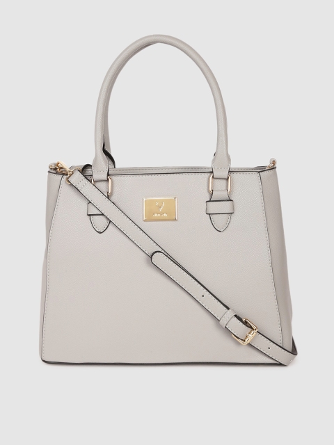 

Allen Solly Grey Solid Handheld Bag