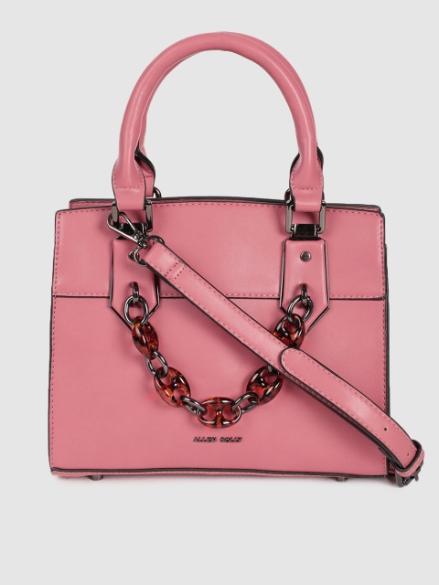 

Allen Solly Pink Solid Handheld Bag