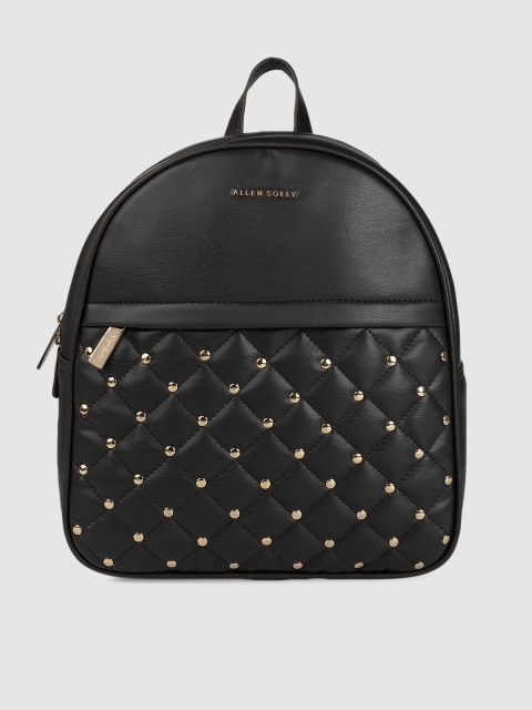 

Allen Solly Women Black Textured Backpack