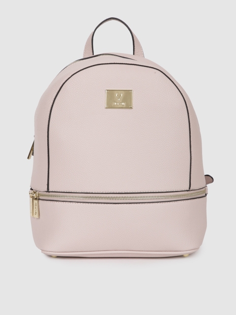 

Allen Solly Women Pink Solid Backpack