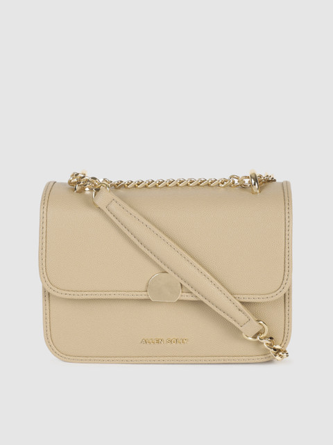 

Allen Solly Beige Solid Sling Bag