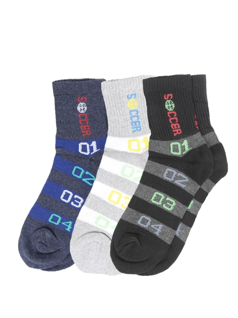 

Dollar Men Pack of 3 Assorted Above Ankle-Length Socks