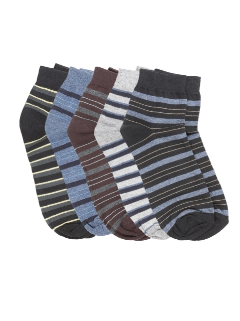 

Dollar Men Pack of 5 Assorted Ankle-Length Socks