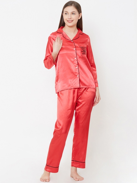 

Sweet Dreams Women Red Night suit