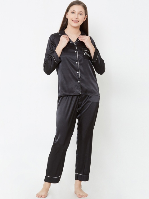 

Sweet Dreams Women Black Night suit
