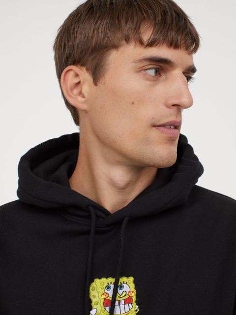

H&M Black Spongebob Hoodie