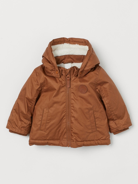 

H&M Kids Brown Faux Shearling-Lined Jacket