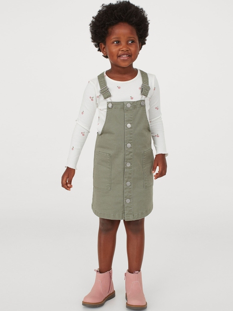 

H&M Girls White & Green 2-Piece Set