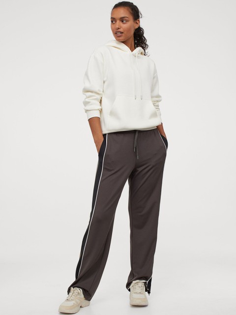 

H&M Women Green Solid Track Pants