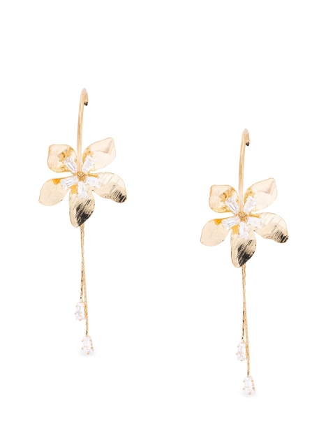 

Globus Gold-Plated Floral Drop Earrings
