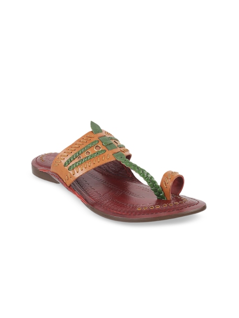 

Mochi Men Tan Brown Comfort Sandals