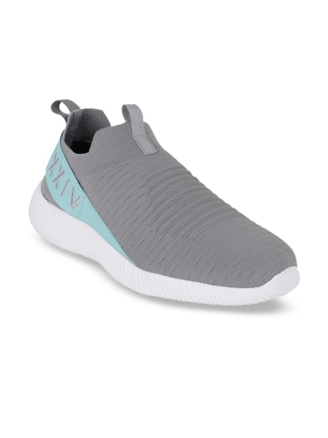 

KazarMax Men Grey Slip-On Sneakers