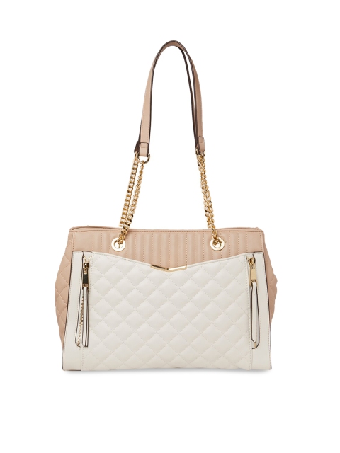 

ALDO Beige Textured Shoulder Bag