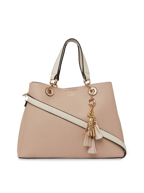 

ALDO Beige Textured Shoulder Bag