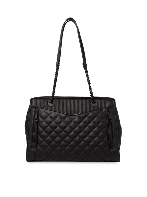 

ALDO Black Textured Shoulder Bag