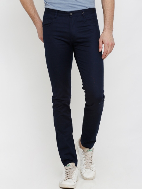 

Rex Straut Jeans Men Blue Slim Fit Mid-Rise Clean Look Stretchable Jeans