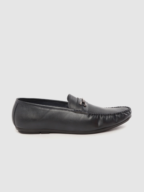 

Mast & Harbour Men Navy Blue Horsebit Loafers