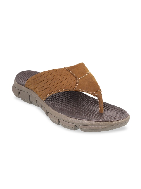

Metro Men Tan Brown Comfort Sandals