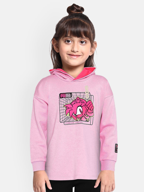 

Puma x Sega Girls Pink Printed Hooded Sweatshirt