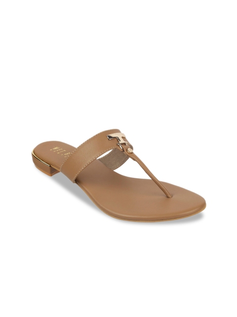 

Wet Blue Women Beige Solid Open Toe Flats