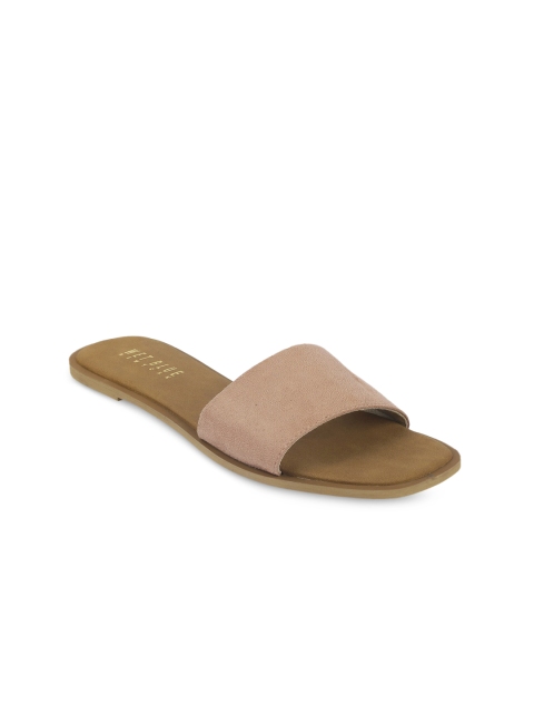 

Wet Blue Women Pink Solid Open Toe Flats
