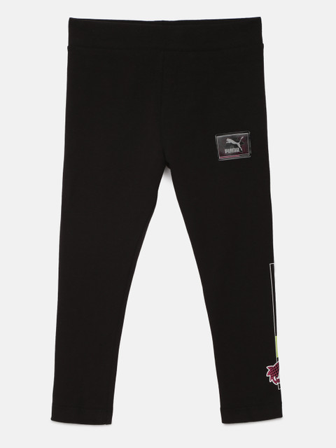 

Puma Girls Black Solid SEGA Leggings