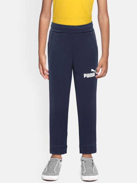 

Puma Boys Navy Blue Solid Track Pants