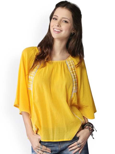 

Global Desi Yellow Top
