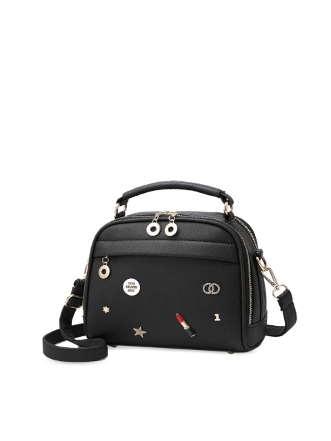 

VISMIINTREND Black Solid Sling Bag