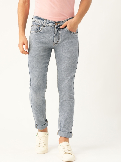 

PARIS HAMILTON Men Blue Slim Fit Mid-Rise Clean Look Stretchable Jeans