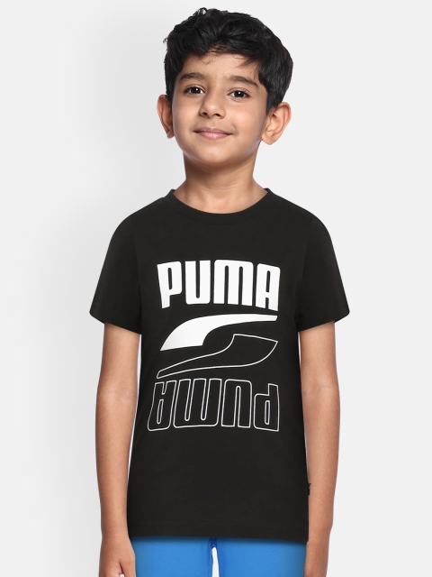 

Puma Boys Black Rebel Bold Round Neck T-shirt