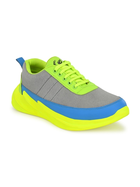 

Prolific Men Green Mesh Running Shoes