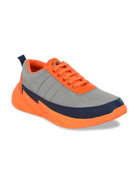 

Prolific Men Orange Mesh Running Shoes
