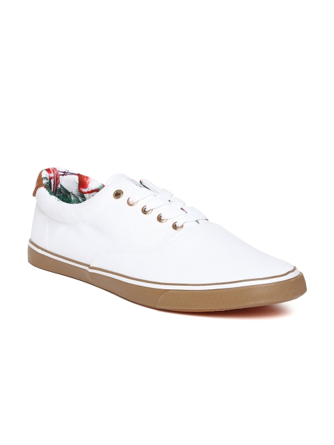 

Mast & Harbour Men White Canvas Shoes