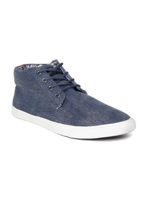 

Mast & Harbour Men Blue Denim Casual Shoes