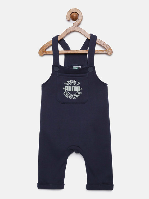 

Puma Infants Navy Blue Solid T4C Dungaree