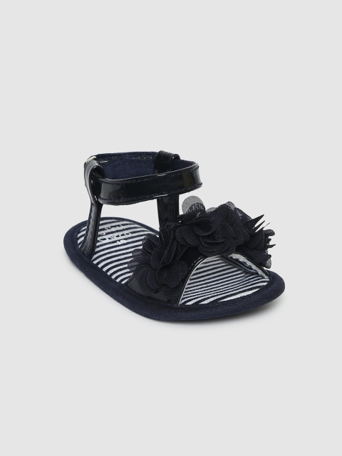 

Chicco Infant Girls Navy Blue Floral Applique Osiria Sandal Booties