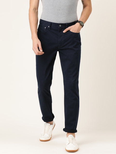 

Polo Ralph Lauren Men Navy Blue Regular Fit Solid Chinos