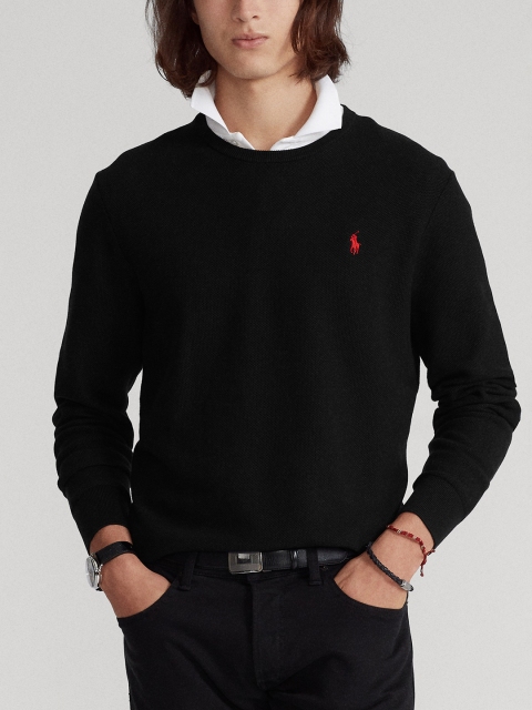 

Polo Ralph Lauren Cotton Crewneck Sweater, Black