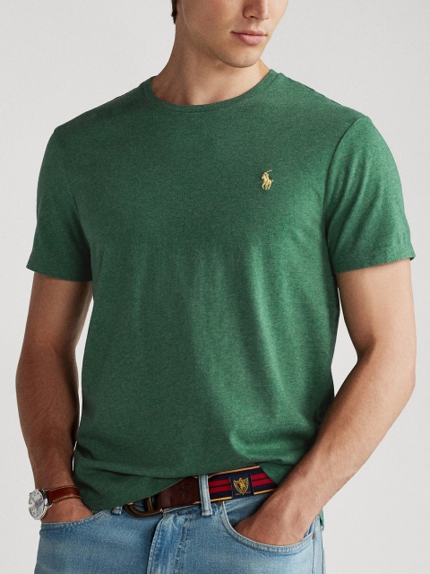 

Polo Ralph Lauren Men Custom Slim Fit Solid Crewneck T-Shirt, Green