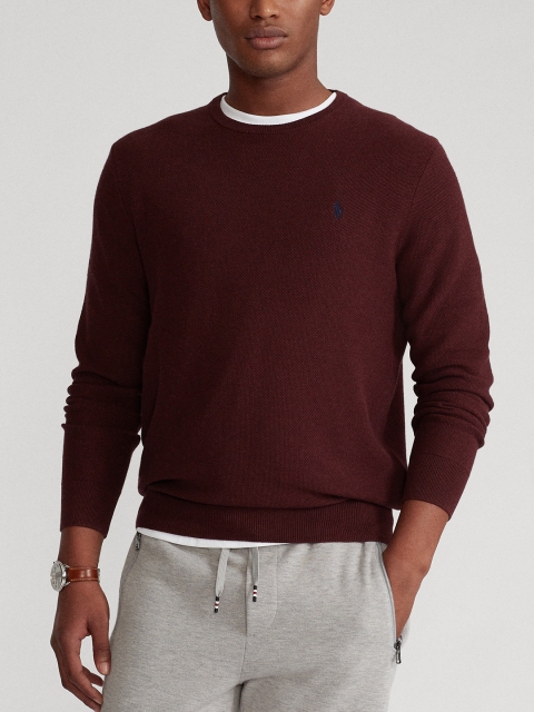 

Polo Ralph Lauren Cotton Crewneck Sweater, Maroon