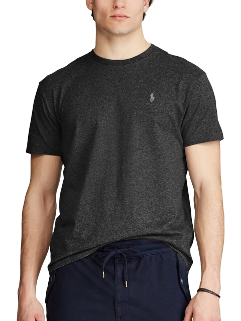 

Polo Ralph Lauren Men Charcoal Grey Custom Slim Crewneck T-Shirt