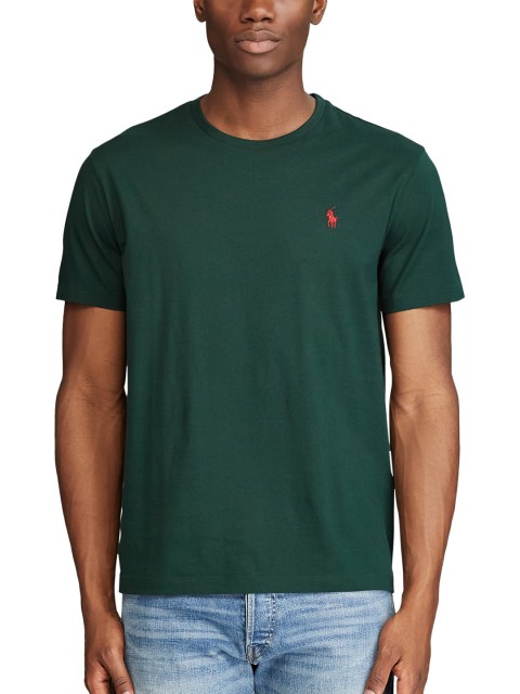 

Polo Ralph Lauren Men Custom Slim Fit Solid Crewneck T-Shirt, Green