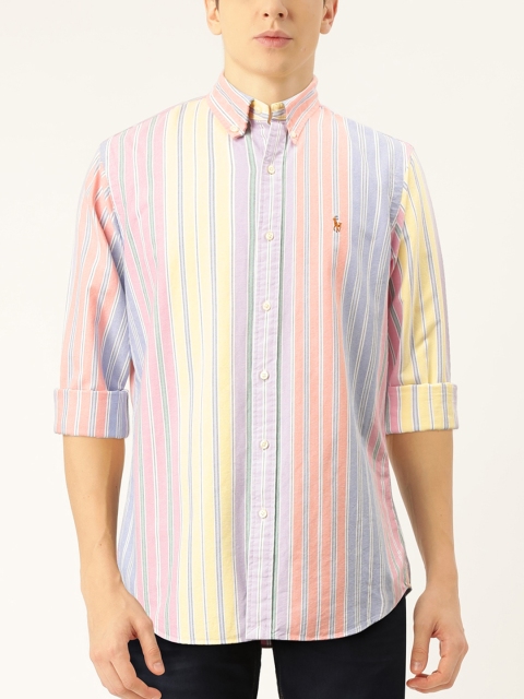 

Polo Ralph Lauren Men Multicoloured Striped Regular Fit Casual Shirt, Multi