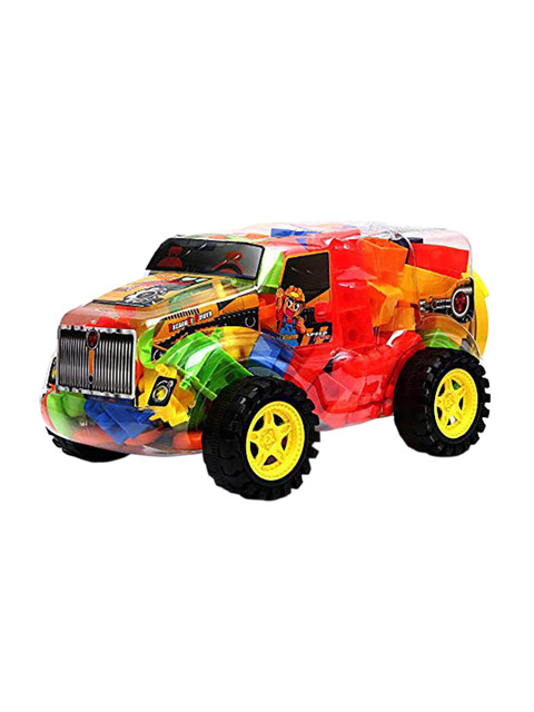 

Wembley Toys Kids Assorted 110 Pieces Mini Car Building Blocks Car With Wheel
