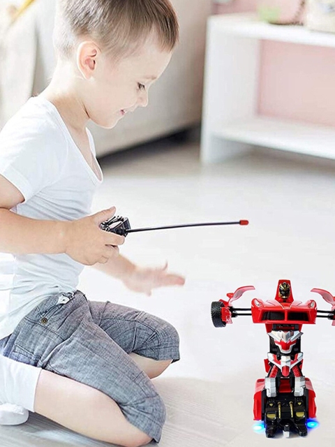 

Wembley Toys Unisex Kids Assorted 1:18 Scale Remote Control Lamborghini Deformation Car to Transformer Toy