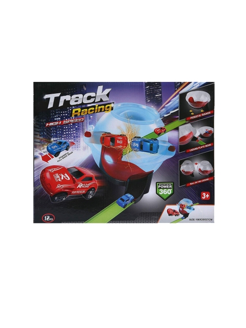 

Wembley Toys Kids Blue & Red Racing Track With High-Speed Car