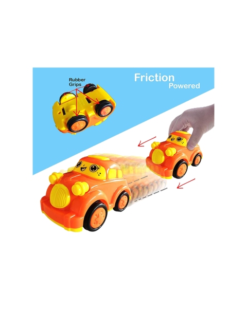 

Wembley Toys Kids Set of 4 Unbreakable Friction Powered Pull Back Automobile Car Toys, Multi