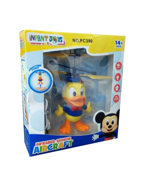 

Wembley Toys Kids Yellow & Blue Infrared Induction Sensor Cartoon Donald Duck Aircraft