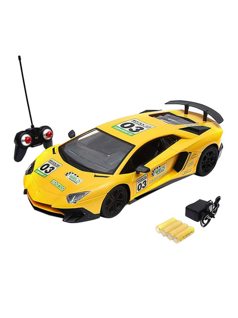 

Wembley Toys Kids Yellow & Black Racing Bonzer Car R/C Series